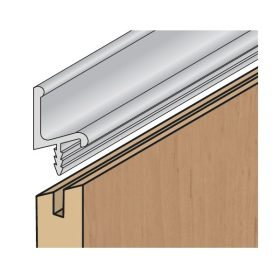   UK2_ALU-3m Bemarható fogantyú profil 55°-ba vágott ajtó élére 3m