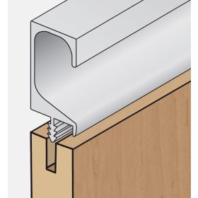 UK7_ALU-00 Bemarható fogantyú profil egyedi méretben