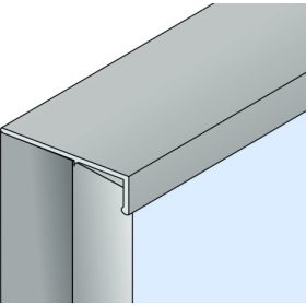 UK8_ALU-2500mm Ragasztható fogantyú profil 2,5m