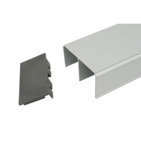 Végzáró S05 2 pályás tolóajtó sínhez