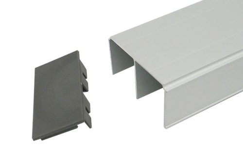 Végzáró S05 2 pályás tolóajtó sínhez