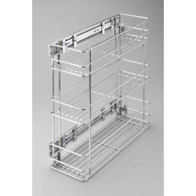 Nomet oldalra szerelhető 3 polcos kosár - több méretben