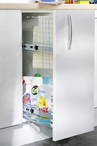 Nomet 150 mm oldalra szerelhető konyharuha tartó