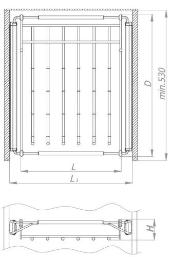Nomet kíhúzható nadrágtartó - több méretben