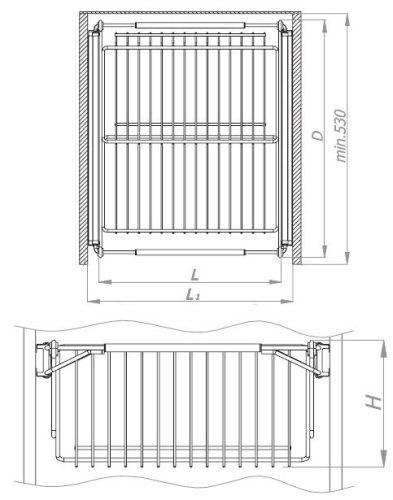Nomet kihúzható cípőtartó - több méretben