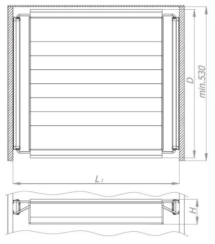 Nomet kihúzható szennyes tálca 540-700 mm