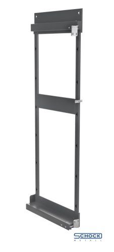 Nomet keskeny lemeztálcás kamravasalat - 1700 mm magas - több kivitel