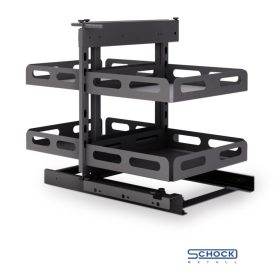   Nomet kihúzható antracit lemeztálcás magic corner - több méretben