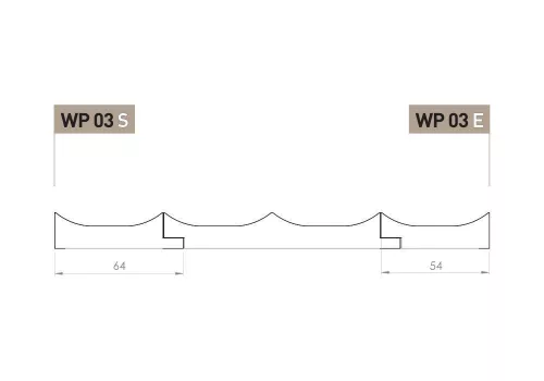 Falpanel indító WP03 Tobacco