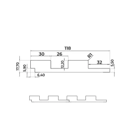 Falpanel WP12 Madras Teak