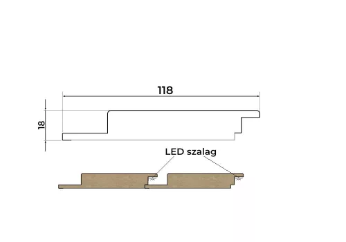 Falpanel WPL01 Matt kék