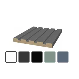 Falpanel vég SLATS Solid matt csoport