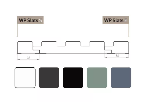 Falpanel SLATS Solid matt