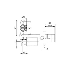 Központi tolóajtózár S10N
